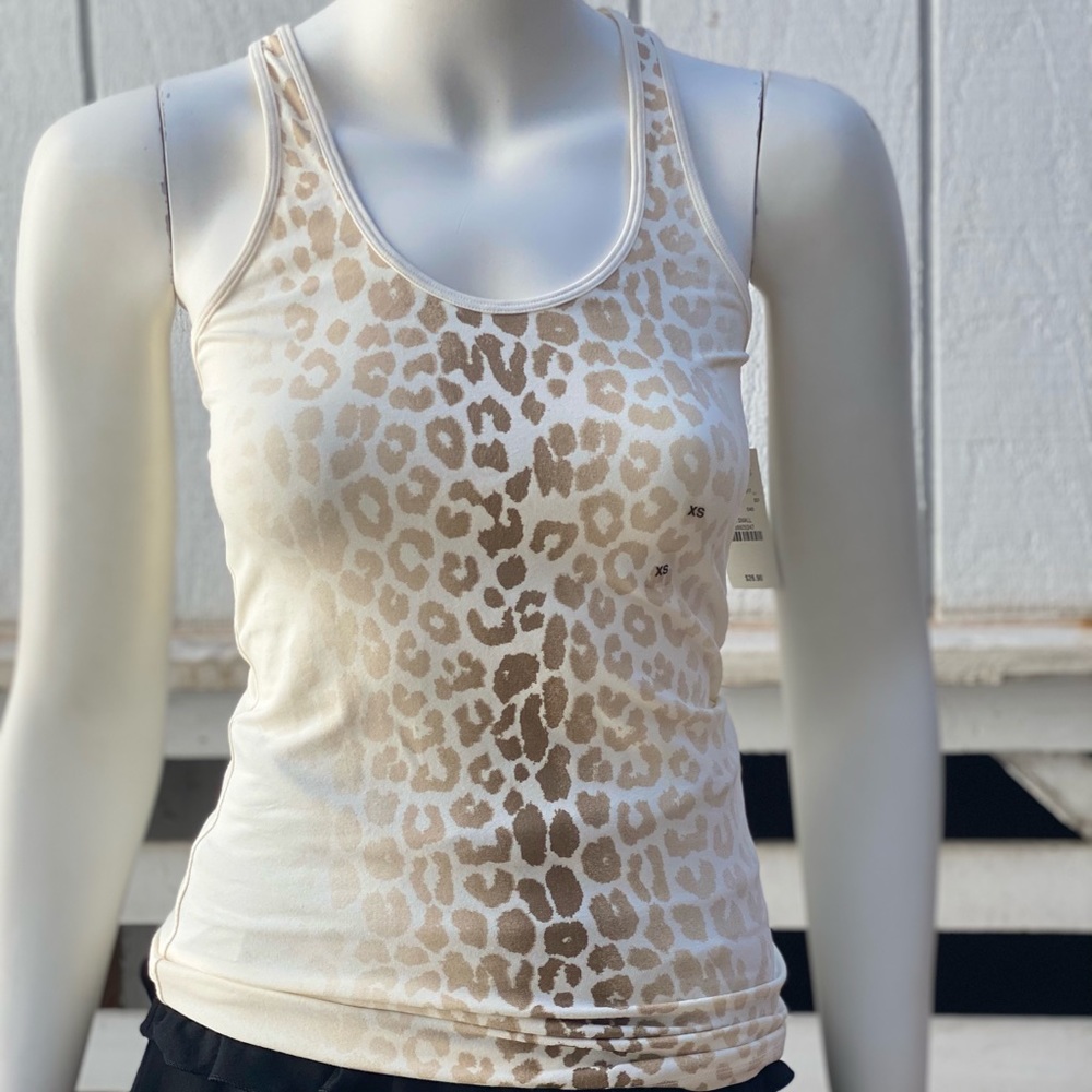 Leopard Print Racerback Tank Top